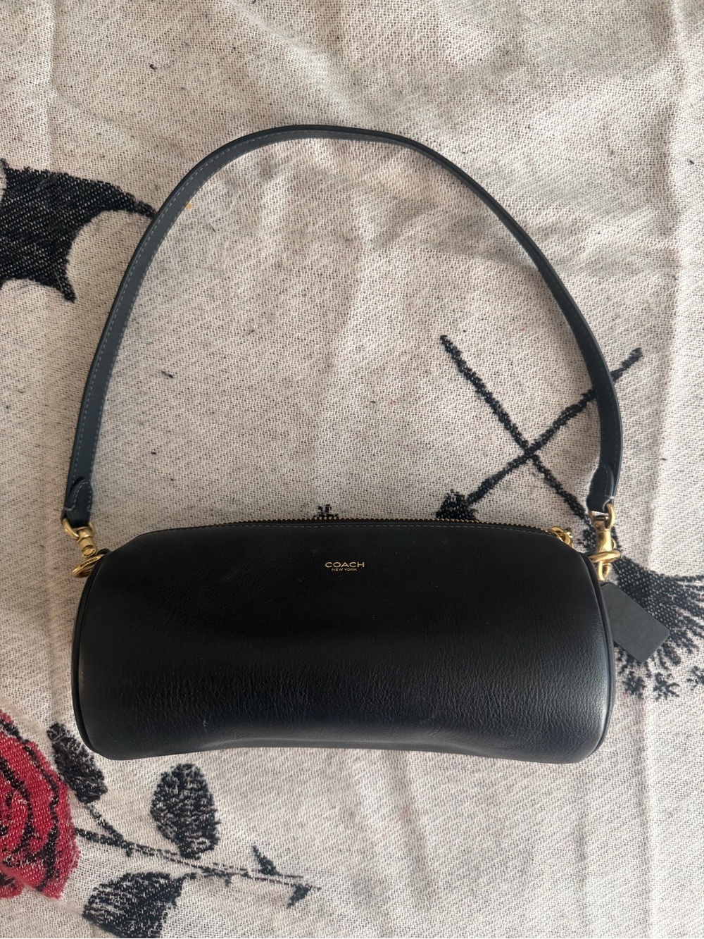 Coach Black Barrel Mini Bag with Brass Hardware - Picture 3 of 9